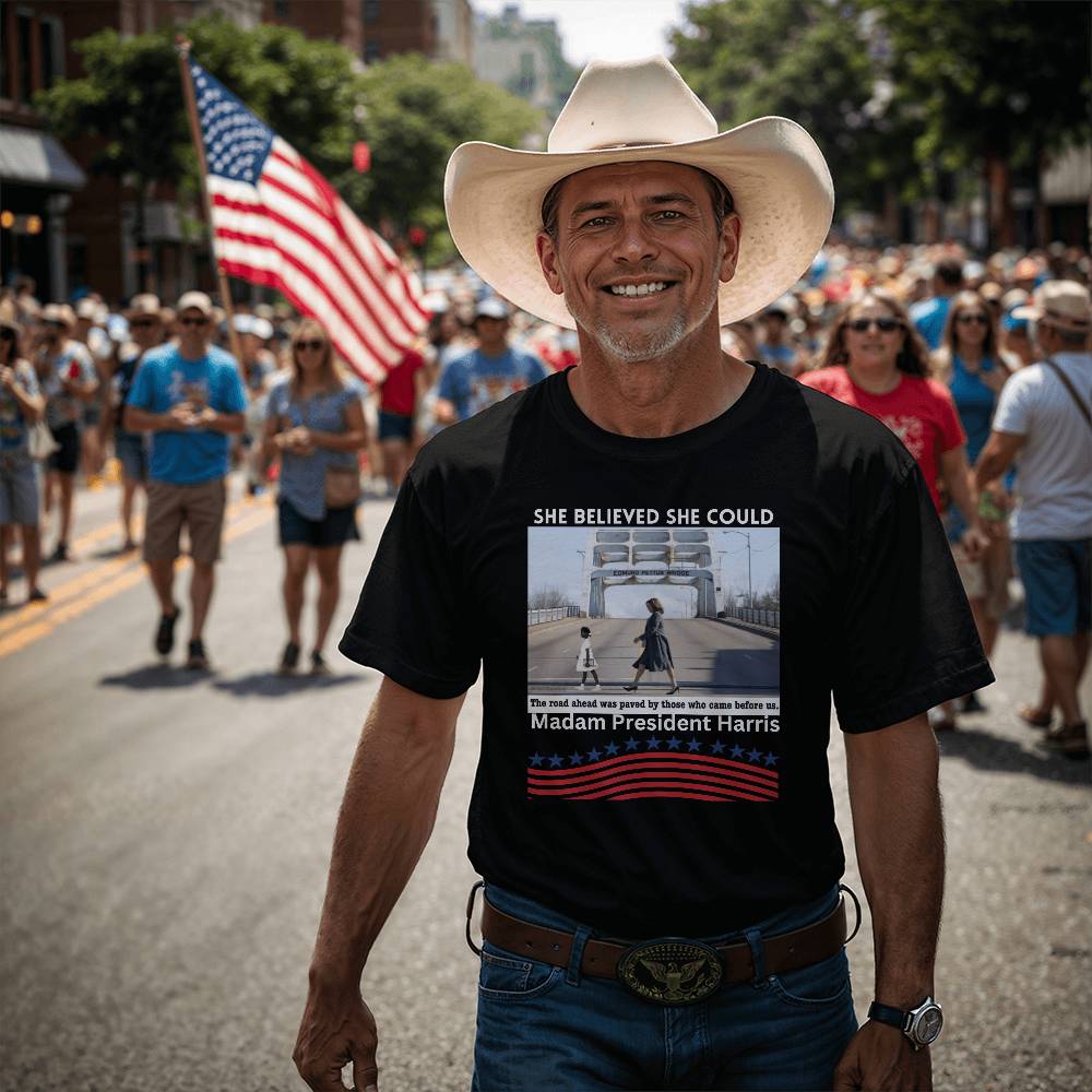 Madam President Harris Election Bella + Canvas Jersey Tee