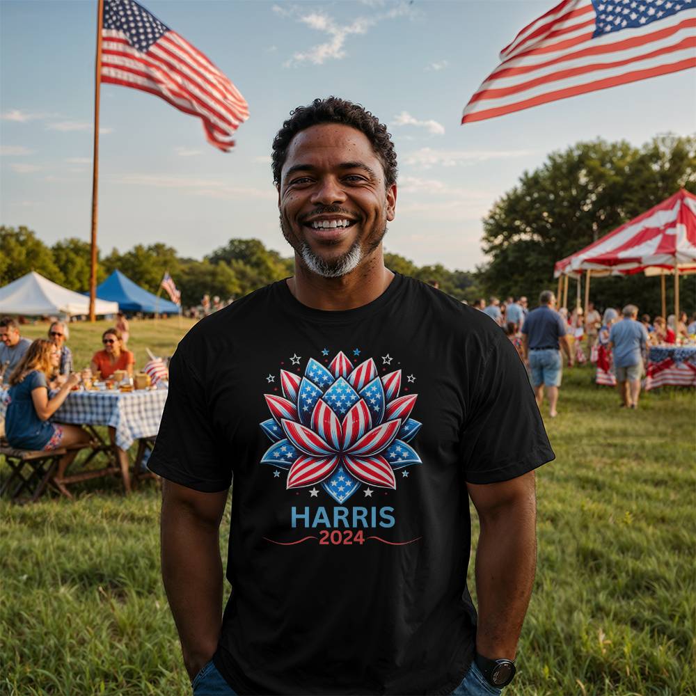 Lotus Harris Election 2024 Bella + Canvas Jersey Tee