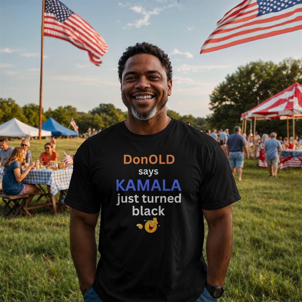 Donald Says Harris Election Bella + Canvas Jersey Tee