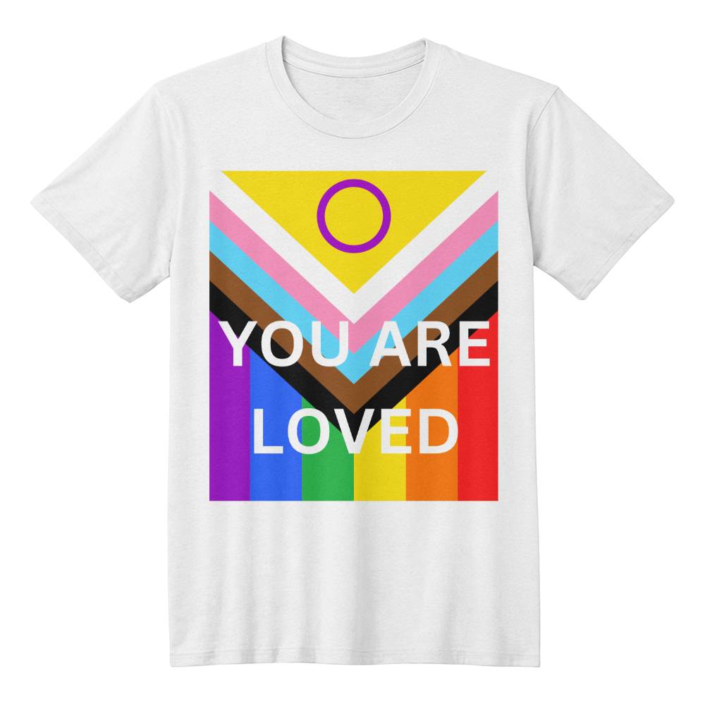 PRIDE You Are Loved Canvas 3001 Jersey Tee