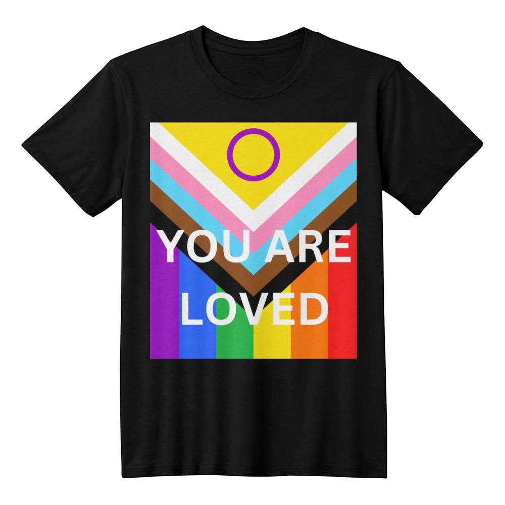 PRIDE You Are Loved Canvas 3001 Jersey Tee