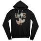 LOVE Chickens Bella + Canvas 3719 Pullover Fleece Hoodie