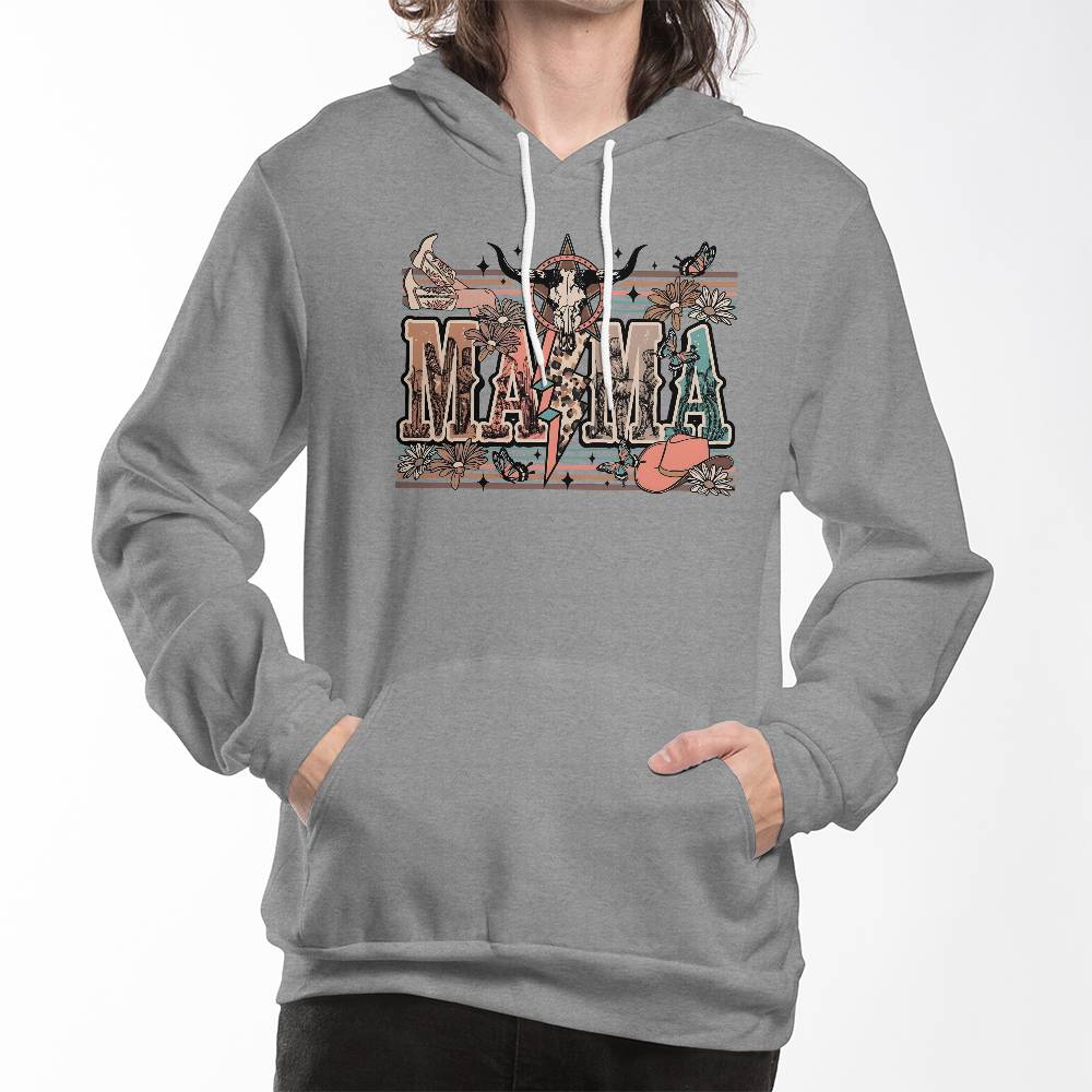 Western Mama Bella + Canvas 3719 Pullover Fleece Hoodie