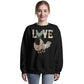 LOVE Chickens Unisex Crewneck Bella + Canvas 3945