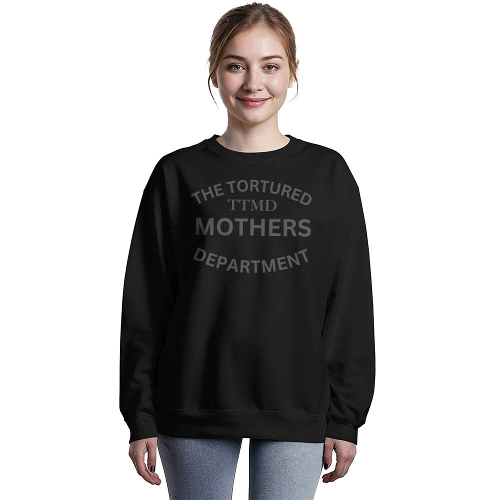 The Tortured Mothers Department Unisex Crewneck Sweatshirt Bella + Canvas 3945