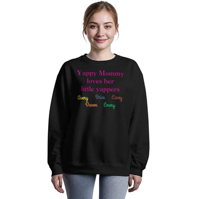 Yappy Mommy Little Yappers Unisex Crewneck Sweatshirt Unisex Crewneck