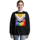 PRIDE Flag You Are Loved Bella + Canvas 3945 Unisex Crewneck