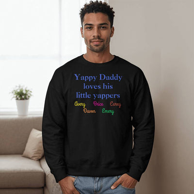 Yappy Daddy Little Yappers Unisex Crewneck Sweatshirt Unisex Crewneck