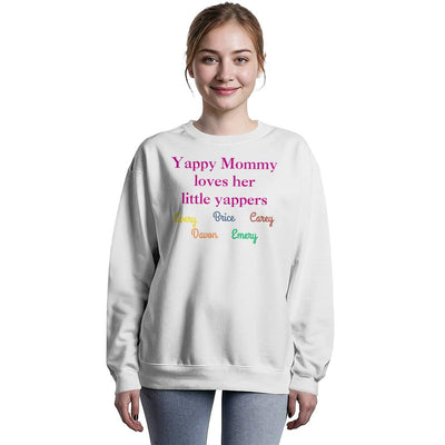 Yappy Mommy Little Yappers Unisex Crewneck Sweatshirt Unisex Crewneck