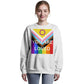 PRIDE Flag You Are Loved Bella + Canvas 3945 Unisex Crewneck