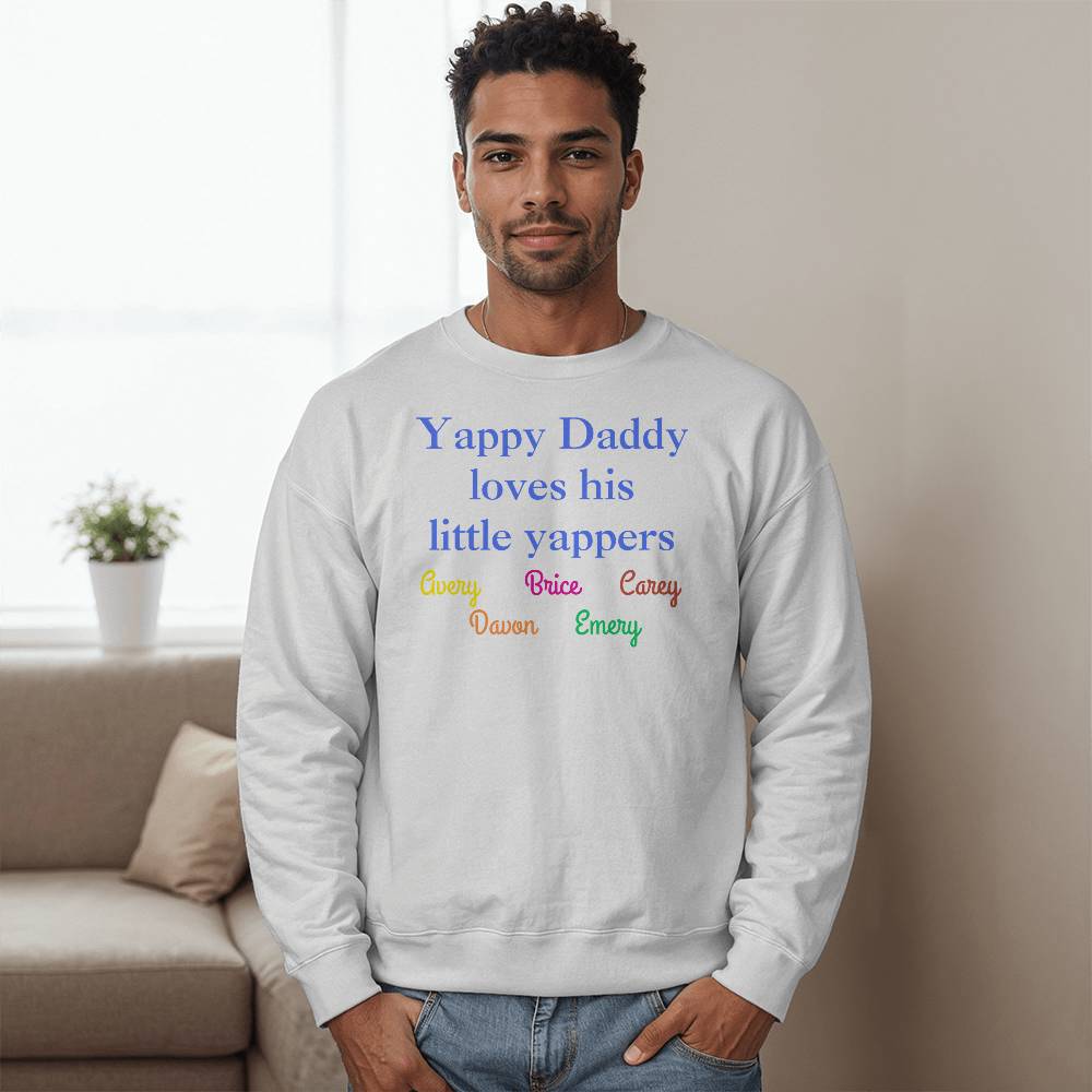 Yappy Daddy Little Yappers Unisex Crewneck Sweatshirt Unisex Crewneck