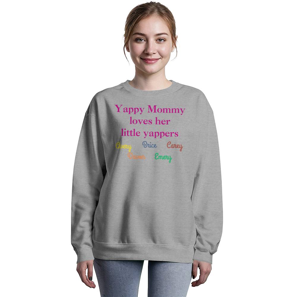 Yappy Mommy Little Yappers Unisex Crewneck Sweatshirt Unisex Crewneck