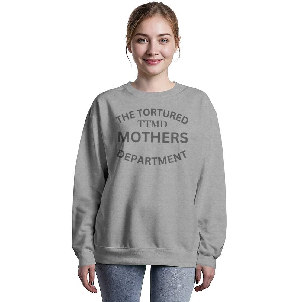 The Tortured Mothers Department Unisex Crewneck Sweatshirt Bella + Canvas 3945