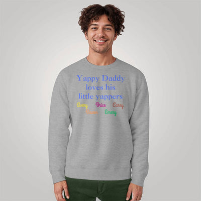 Yappy Daddy Little Yappers Unisex Crewneck Sweatshirt Unisex Crewneck