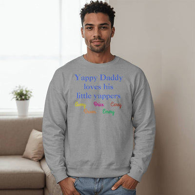 Yappy Daddy Little Yappers Unisex Crewneck Sweatshirt Unisex Crewneck