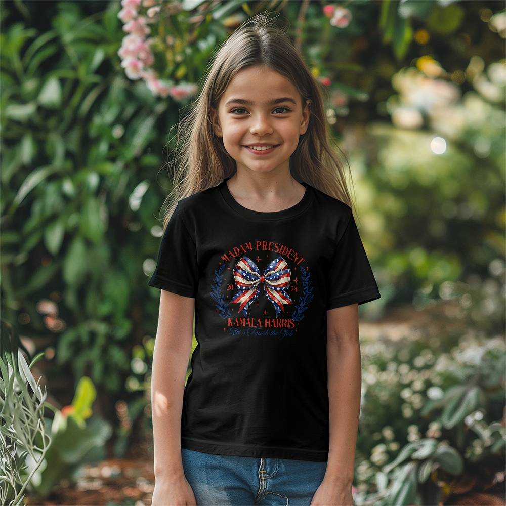 Kids For Kamala Harris Election Bella + Canvas Youth T-Shirt