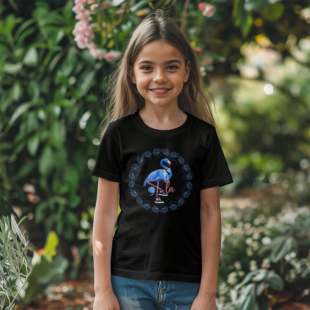 Flamingo Kamala Harris Election Bella + Canvas Youth T-Shirt