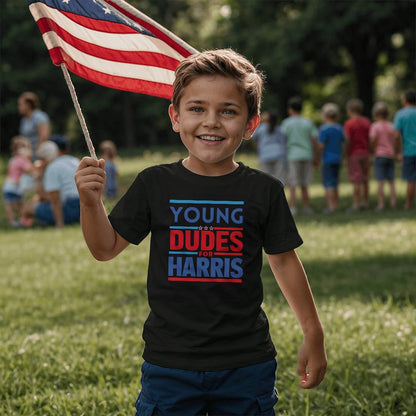 Young Dudes Harris Election Bella + Canvas Youth T-Shirt