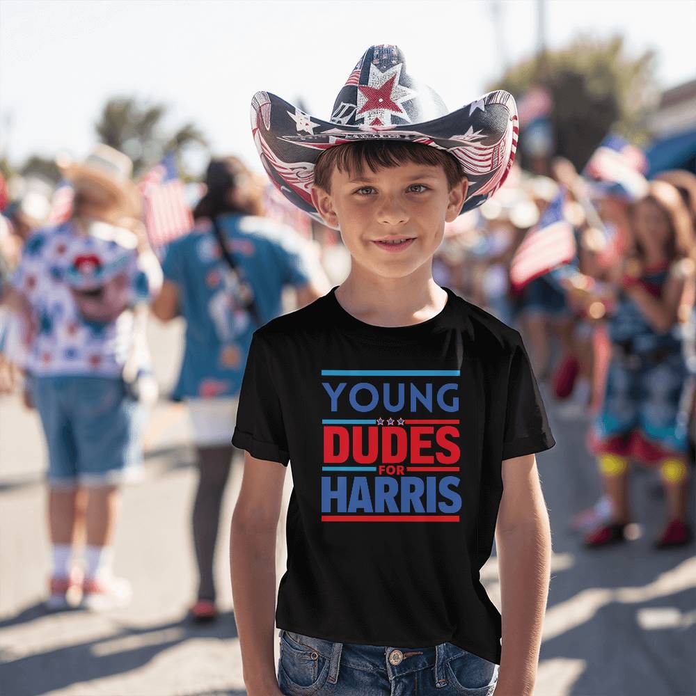 Young Dudes Harris Election Bella + Canvas Youth T-Shirt