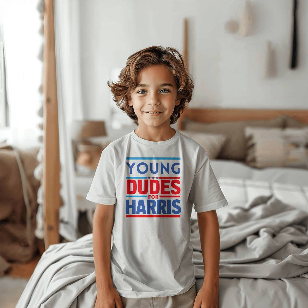 Young Dudes Harris Election Bella + Canvas Youth T-Shirt