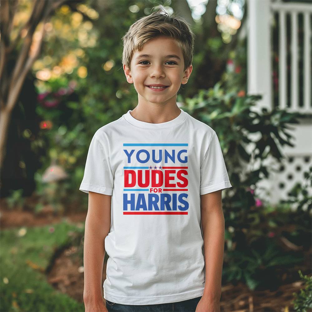 Young Dudes Harris Election Bella + Canvas Youth T-Shirt