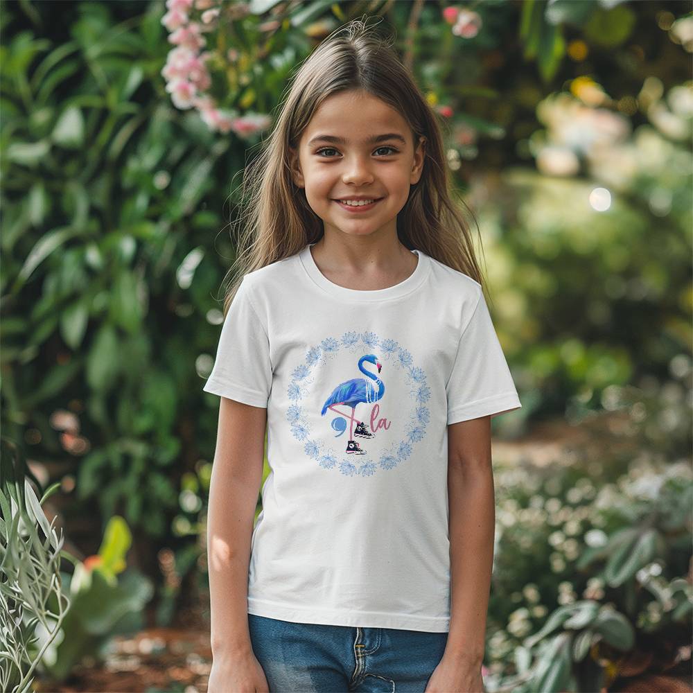 Flamingo Kamala Harris Election Bella + Canvas Youth T-Shirt