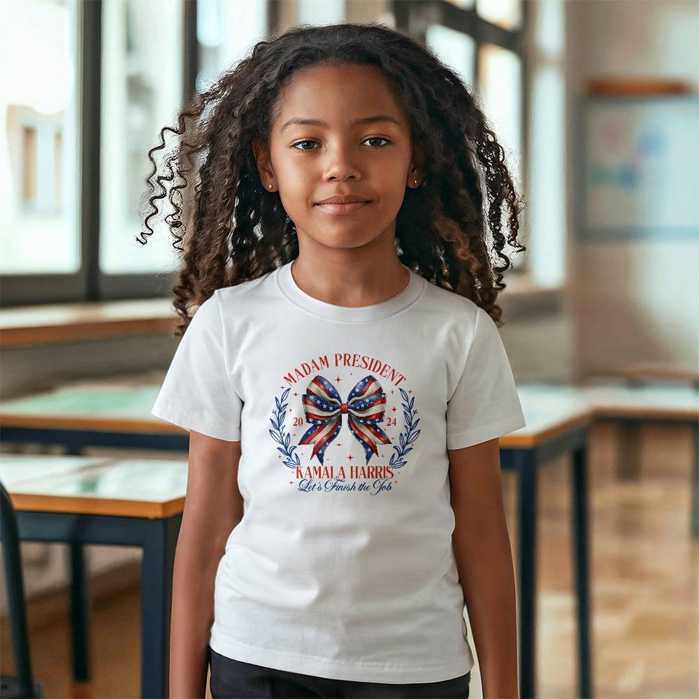 Kids For Kamala Harris Election Bella + Canvas Youth T-Shirt