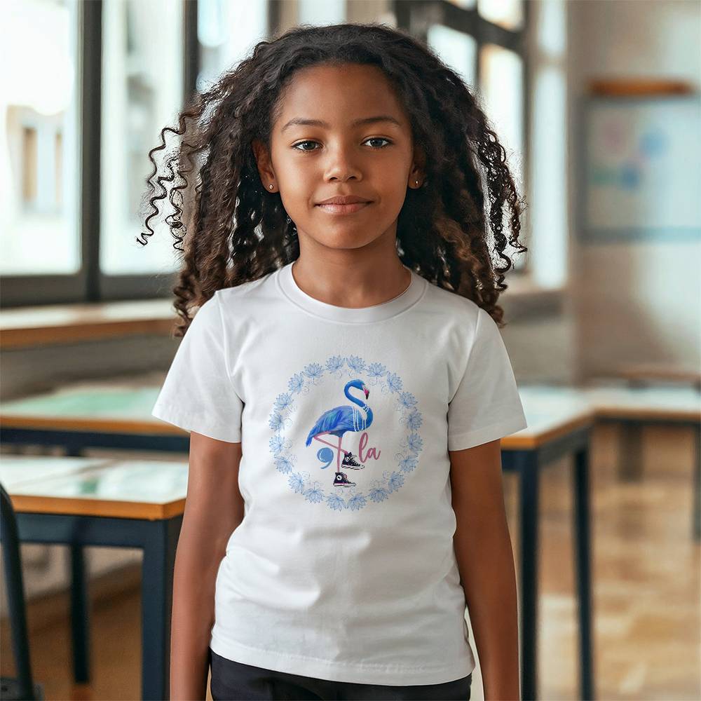 Flamingo Kamala Harris Election Bella + Canvas Youth T-Shirt