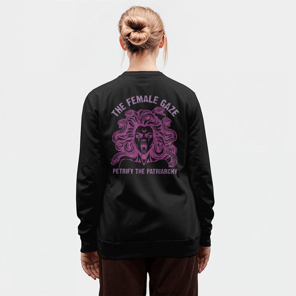 The Female Gaze Petrify The Patriarchy Unisex Crewneck Bella + Canvas Unisex Crewneck