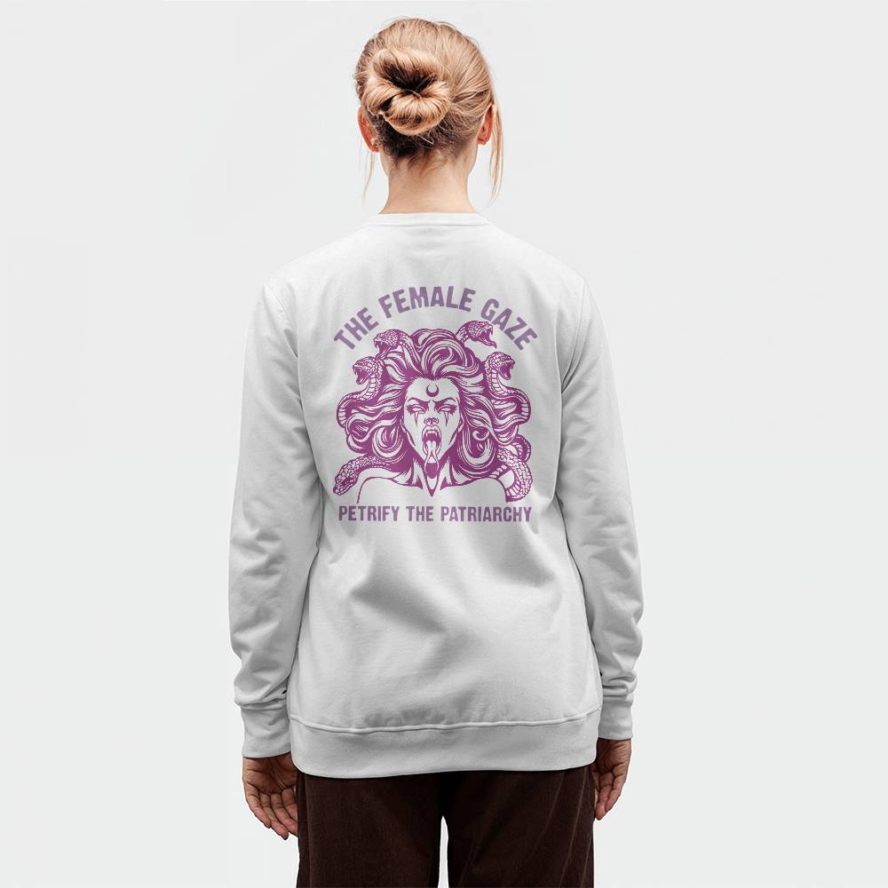 The Female Gaze Petrify The Patriarchy Unisex Crewneck Bella + Canvas Unisex Crewneck