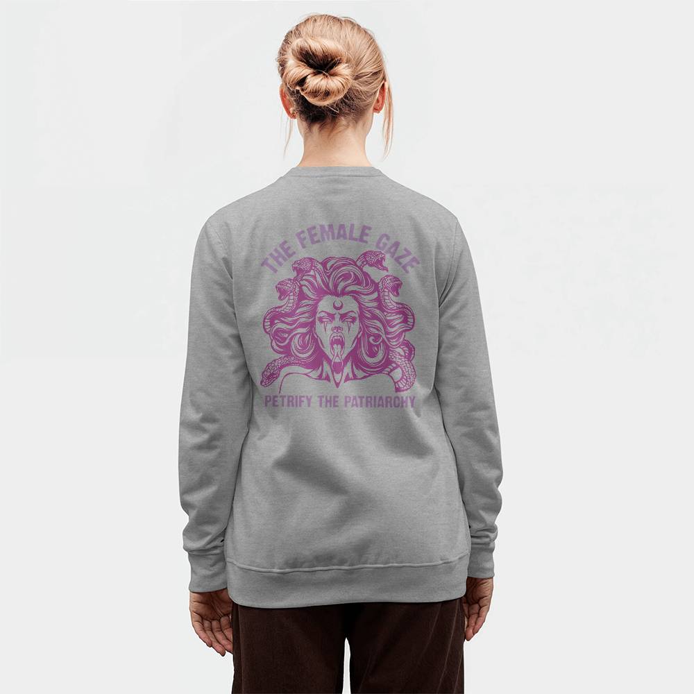 The Female Gaze Petrify The Patriarchy Unisex Crewneck Bella + Canvas Unisex Crewneck