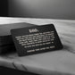 Personalized Dad Engraved Wallet Card