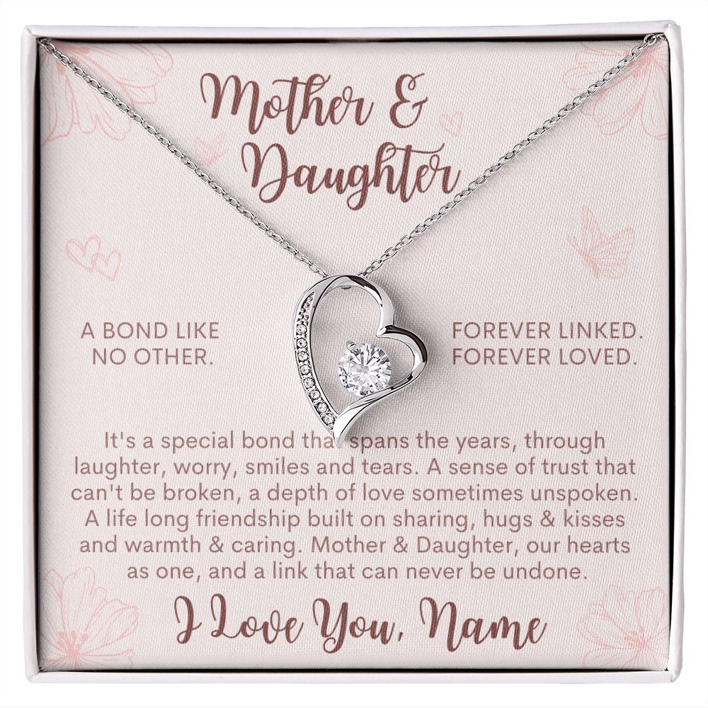 Mother & Daughter, Forever Love Necklace