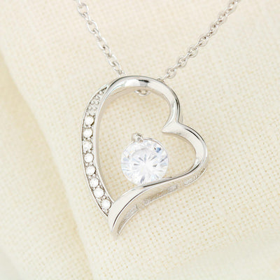 Personalized Promise Necklace Heart Pendant for Her