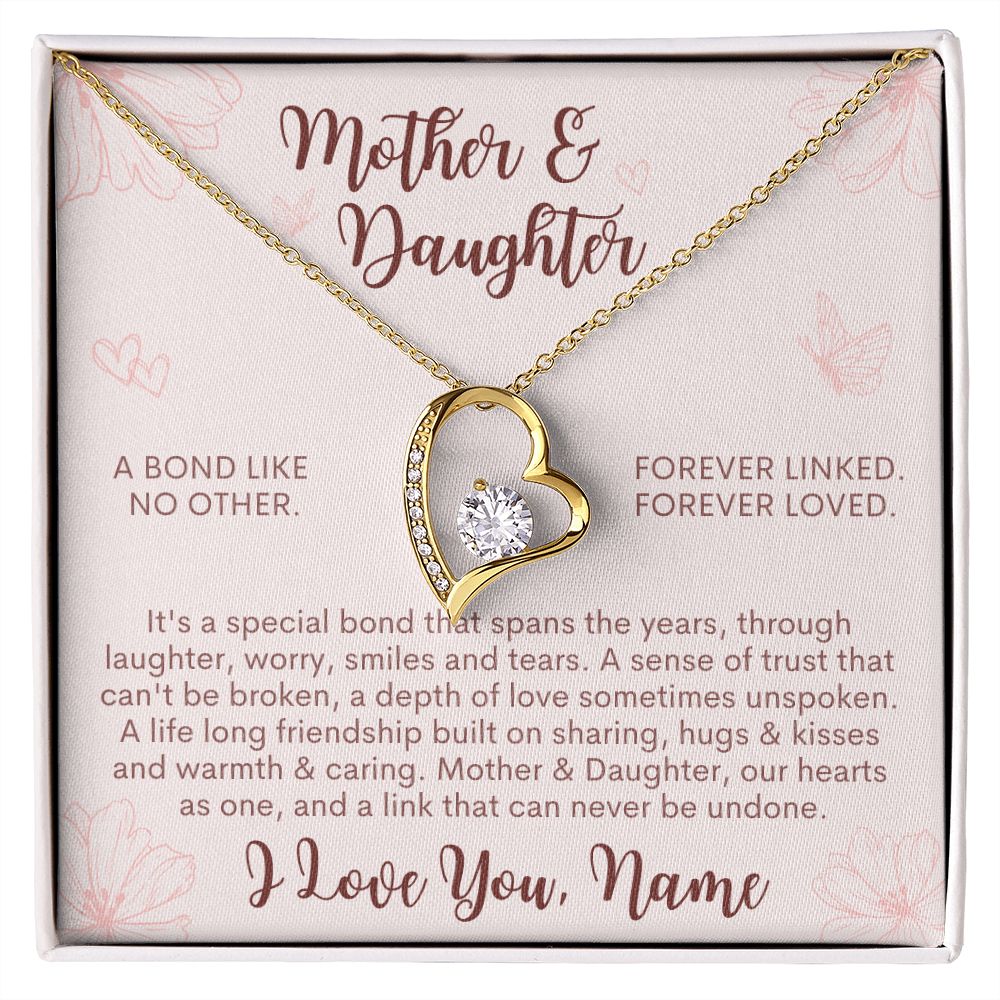 Mother & Daughter, Forever Love Necklace