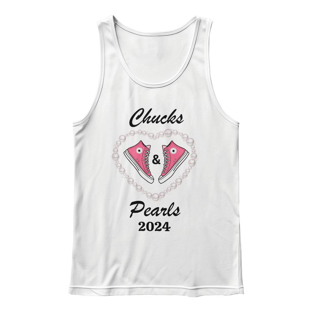 Chucks & Pearls Election Bella + Canvas Unisex Jersey Tank