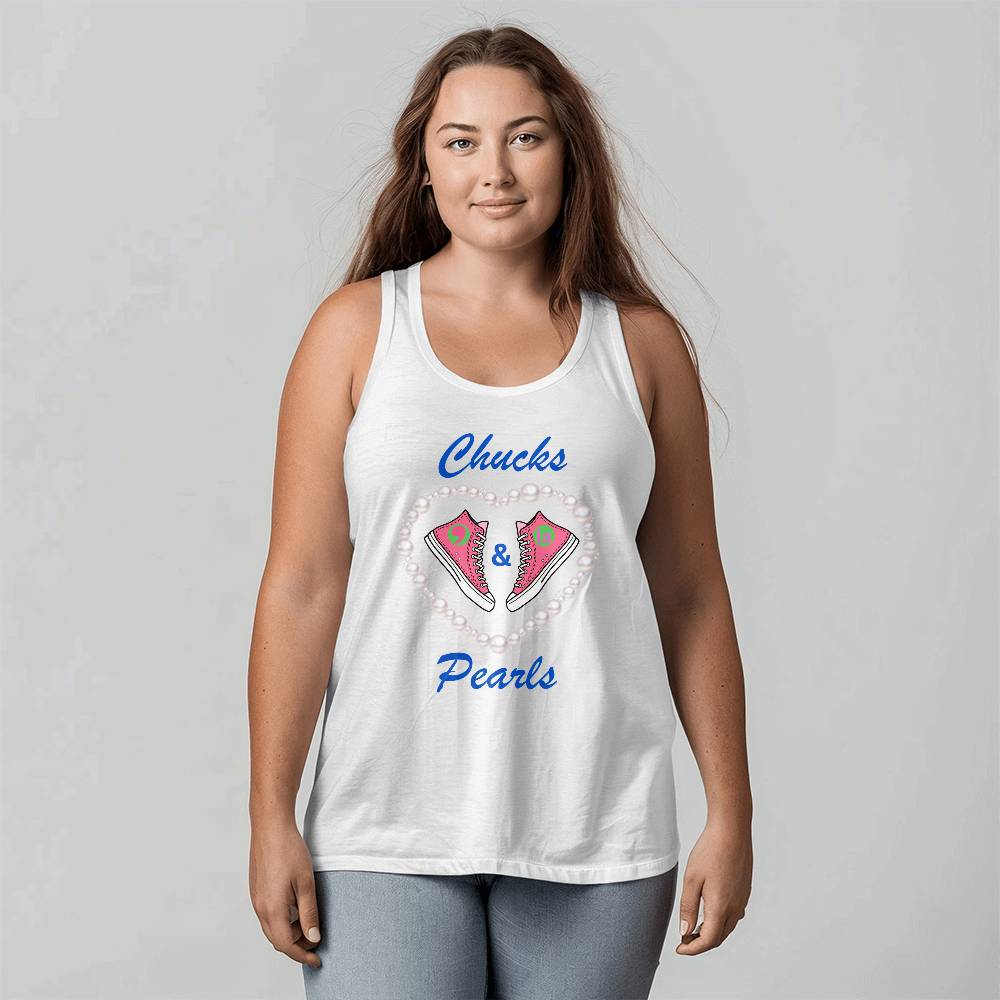 Chucks & Pearls Kamala Election Bella + Canvas Unisex Jersey Tank