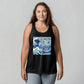 Harris Walz 2024 Election Cat Blue Wave Bella + Canvas 3480 Unisex Jersey Tank