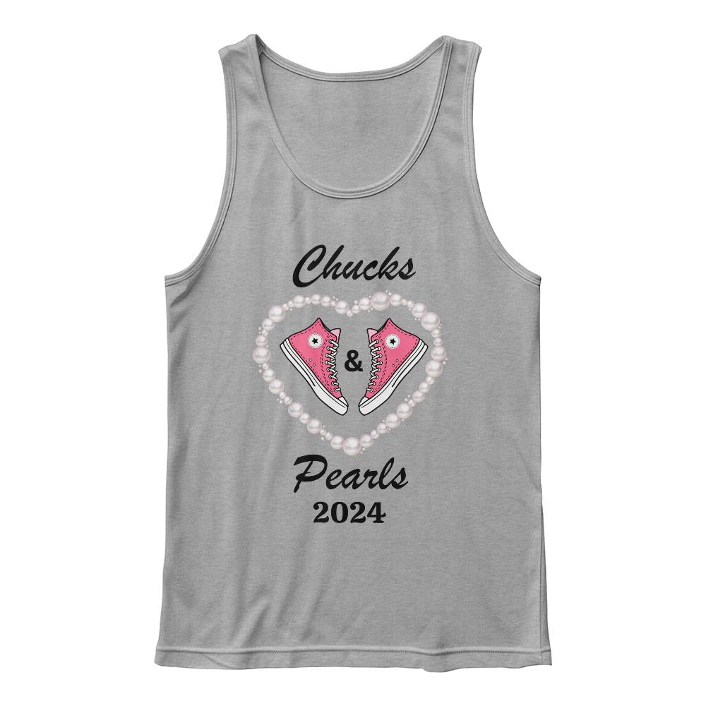 Chucks & Pearls Election Bella + Canvas Unisex Jersey Tank