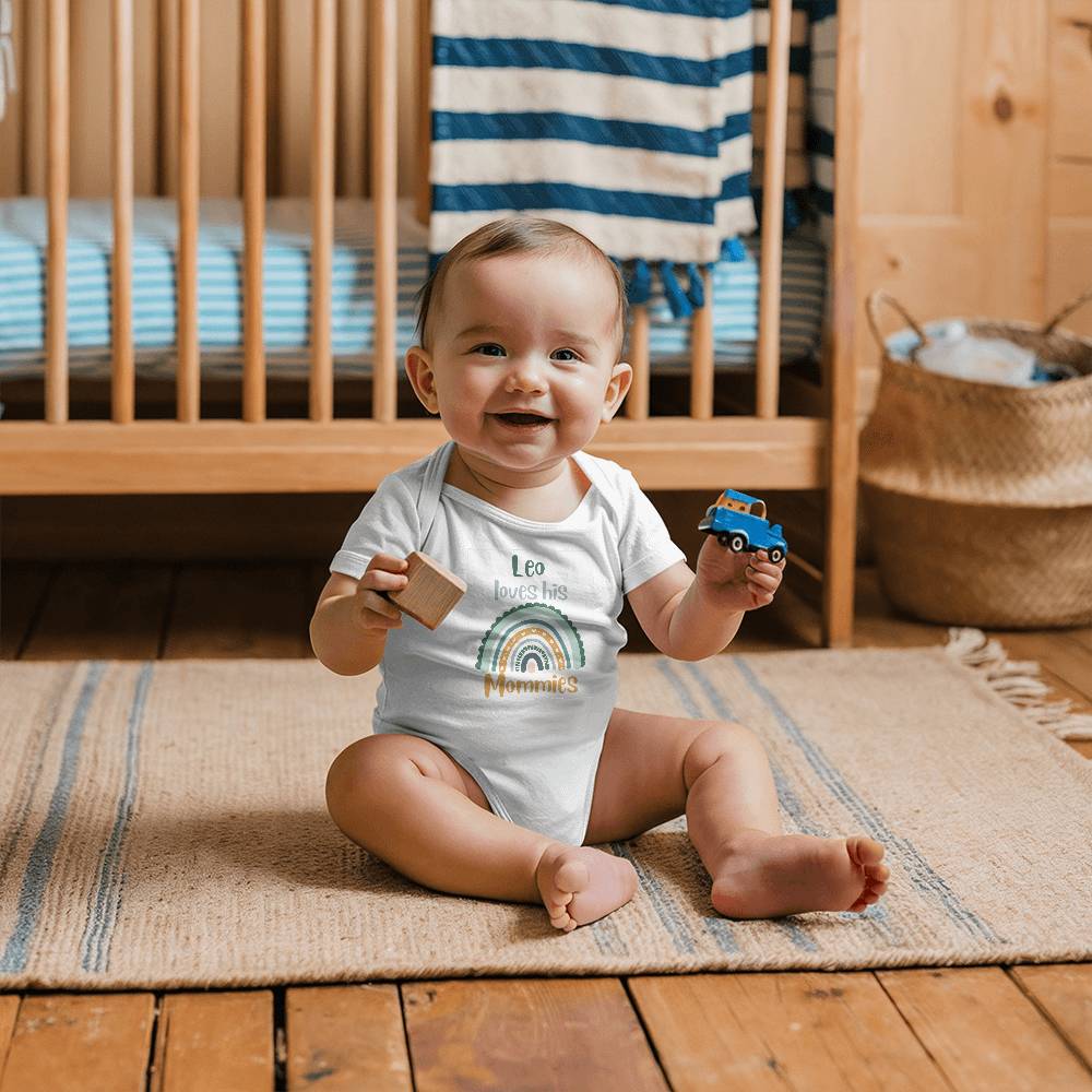 Personalized Loves His/Her Mommies Gerber Onesies