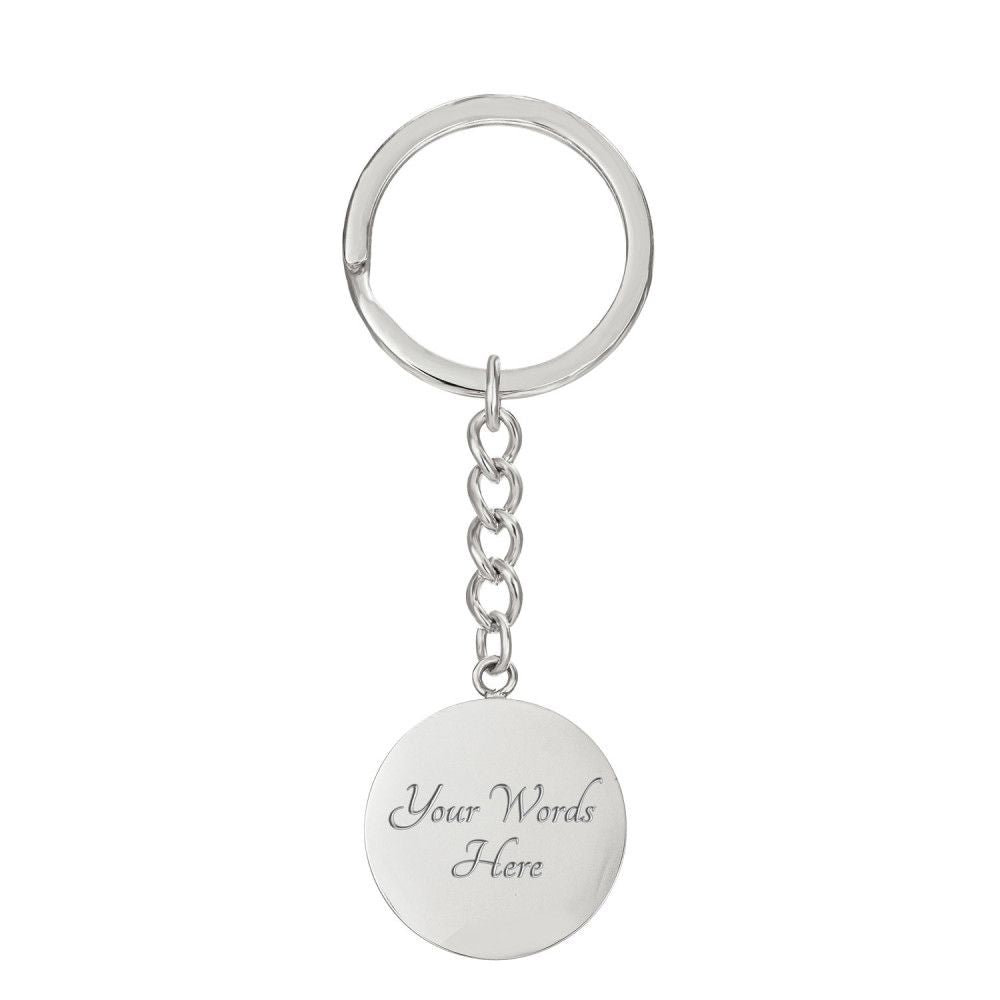 Love Is Love Circle Keychain