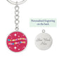 Me And Karma Vibe Like That Keychain