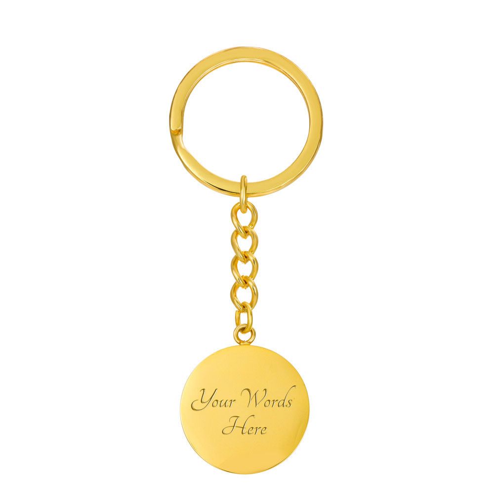 Love Is Love Circle Keychain