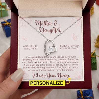 Mother & Daughter, Forever Love Necklace