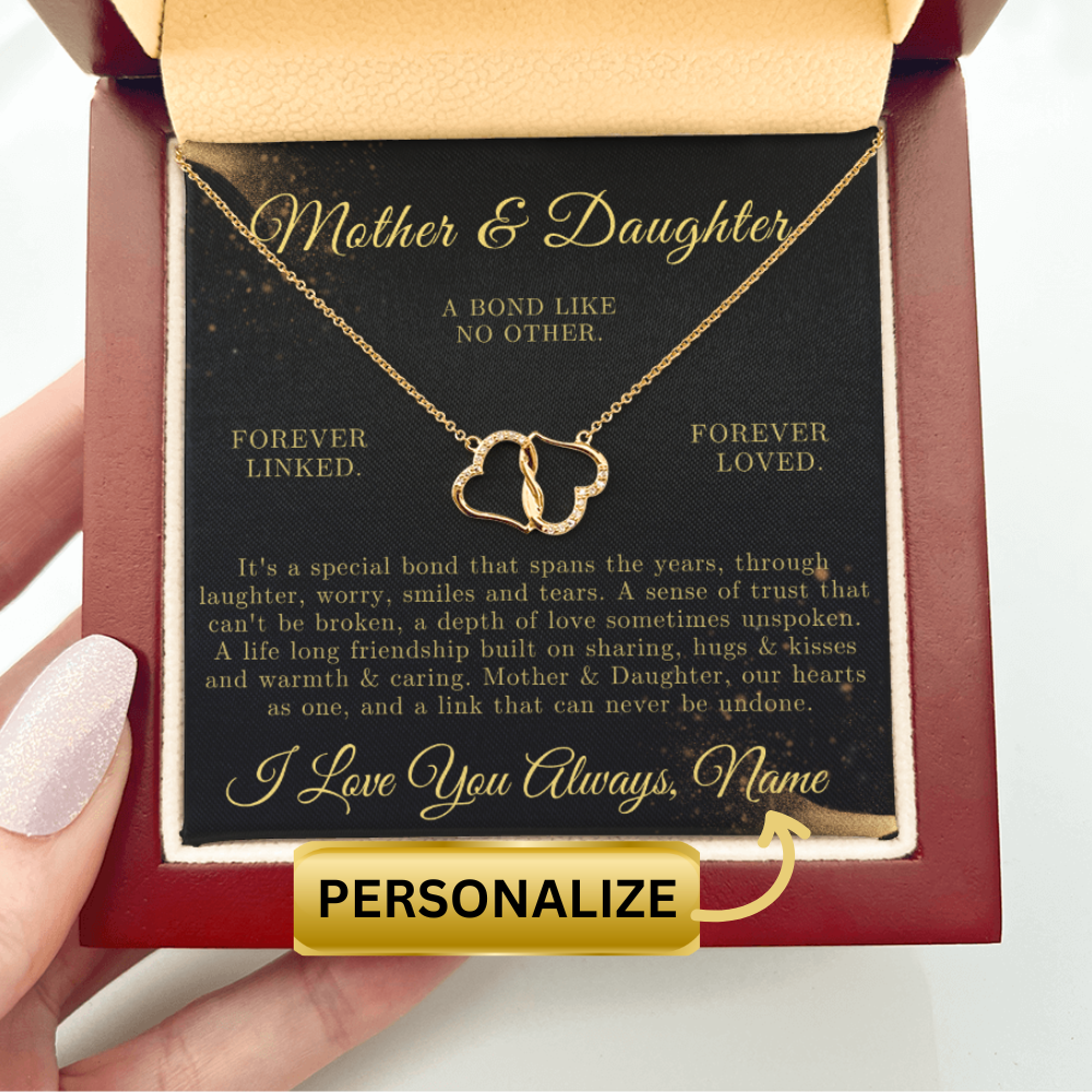 Mother and Daughter, Everlasting Love Necklace