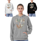 LOVE Chickens Pullover Fleece Hoodie Bella + Canvas 3719 Pullover Fleece Hoodie