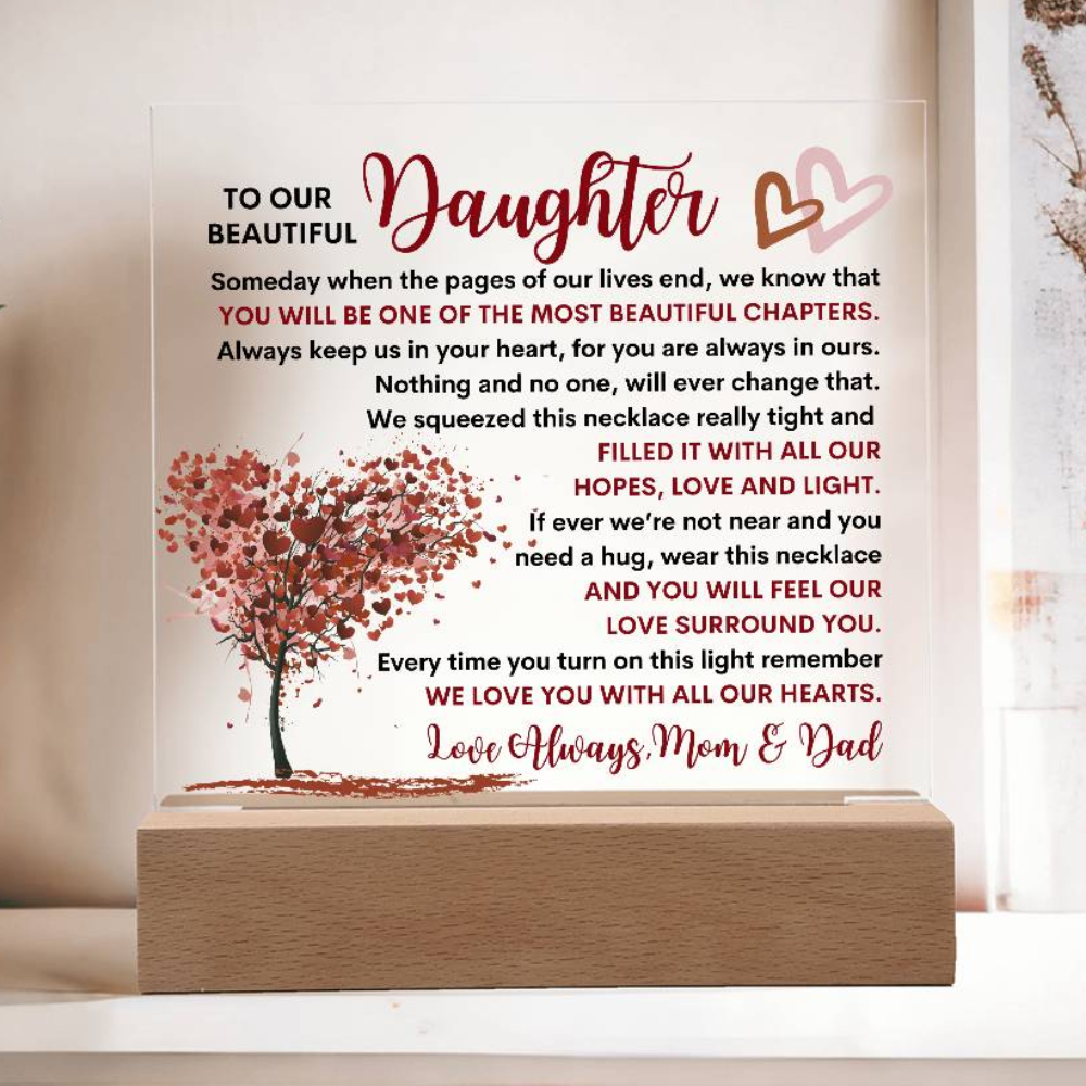 Daughter Lighted Plaque