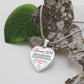 Granddaughter, I Squeezed This Necklace Really Tight, Personalized Heart Pendent, Holiday