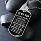 Son, As You Grow Older, Dog Tag Necklace, Holiday
