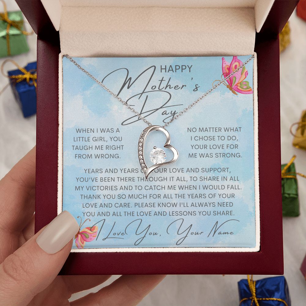 Mom Gift, Forever Love Necklace